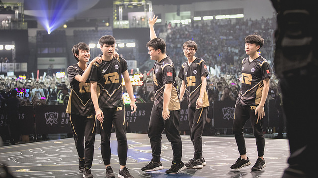 Picture of RNG celebrating