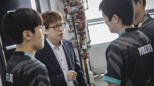 Pic of Team SoloMid's Head Coach Kim "SSONG" Sang-soo